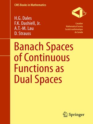 cover image of Banach Spaces of Continuous Functions as Dual Spaces